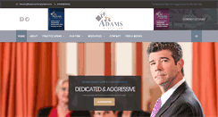 Desktop Screenshot of adamsfamilylaw.com